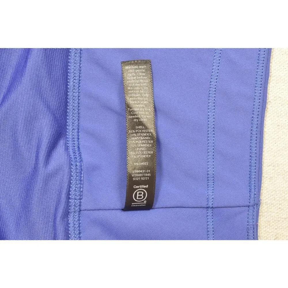 Athleta Women's Allyson Felix Mesh Racer Run Short 2.0 Blue Purple 2X Plus